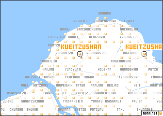 map of Kuei-tzu-shan