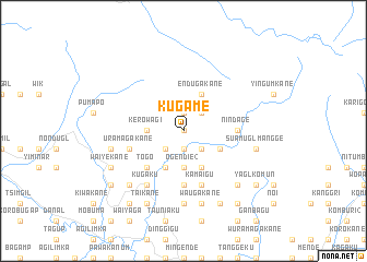 map of Kugame
