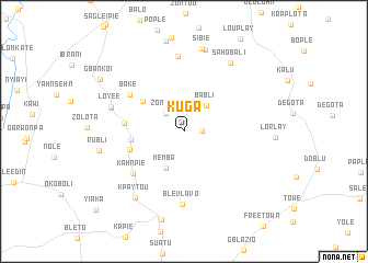 map of Kuga