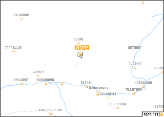 map of Kŭga