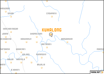 map of Kuhalong