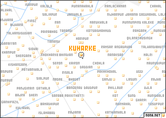 map of Kuhārke