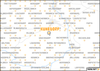 map of Kühedorf