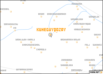 map of Kūh-e Gūy Qozāy