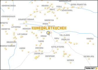 map of Kūh-e Qalāt Kūchek