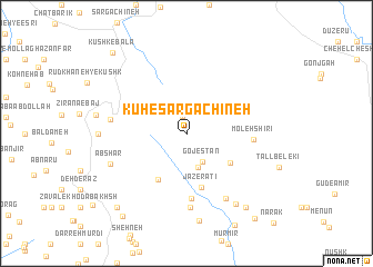 map of Kūh-e Sar Gachīneh