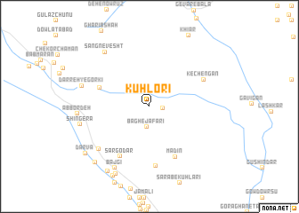 map of Kūh Lorī