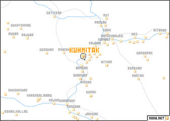 map of Kūhmītak