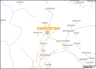 map of Kūh Pīrāyeh