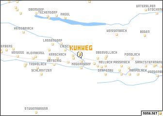 map of Kühweg