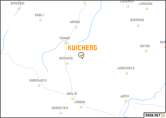 map of Kuicheng