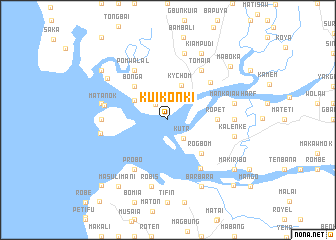 map of Kuikonki
