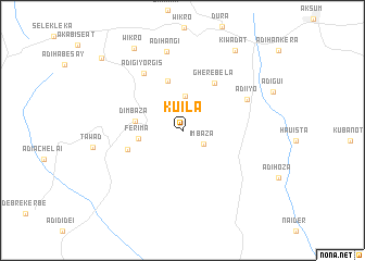 map of Kuʼīla