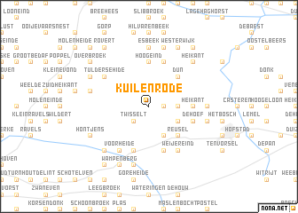 map of Kuilenrode