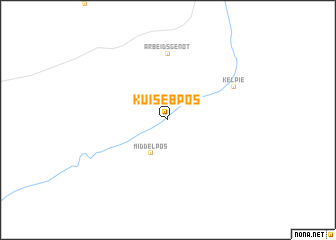 map of Kuisebpos