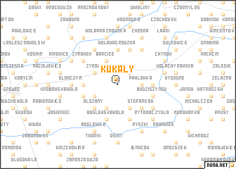 map of Kukały