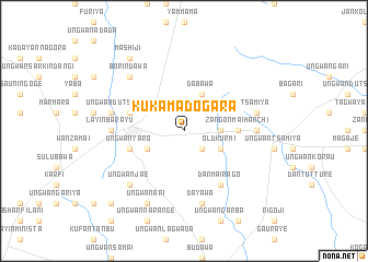 map of Kuka Madogara