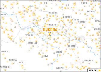 map of Kukanj