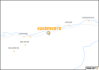 map of Kukarskaya