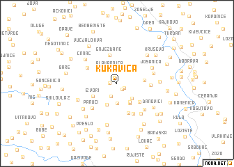 map of Kukavica