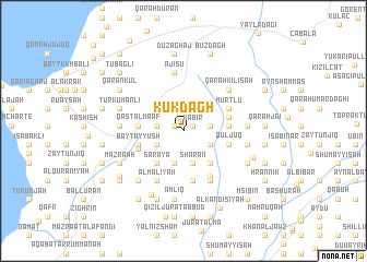 map of Kūk Dāgh