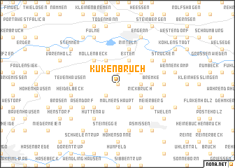 map of Kükenbruch