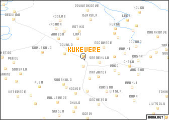 map of Kukevere