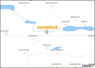 map of Kukharevo