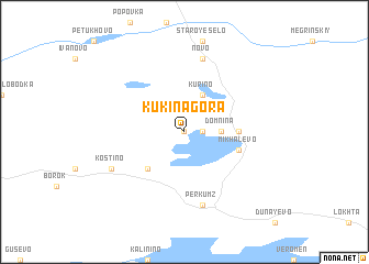 map of Kukina Gora