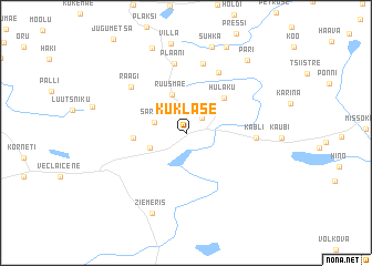 map of Kuklase