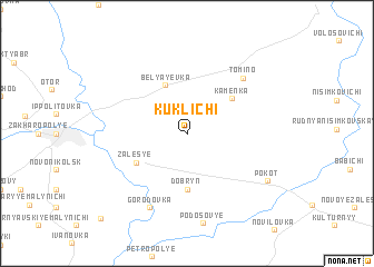 map of Kuklichi