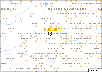 map of Kuklin