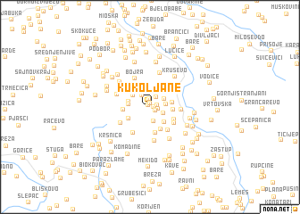 map of (( Kukoljane ))