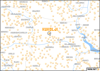 map of Kukolji