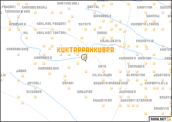 map of Kūk Tappah Kubrá