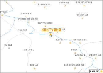 map of Kuk-Tyaka