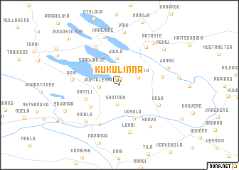 map of Kukulinna