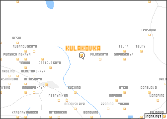 map of Kulakovka