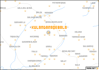 map of Kūlān Daraq-e Bālā