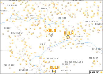 map of Kula