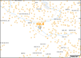 map of Kula