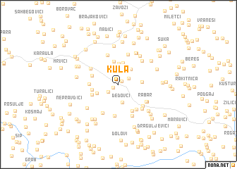 map of Kula