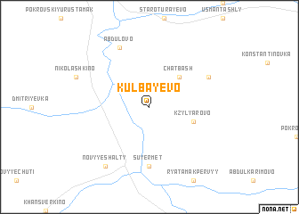 map of Kulbayevo