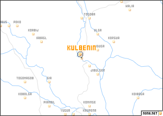 map of Kulbenin