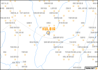 map of Kulbia