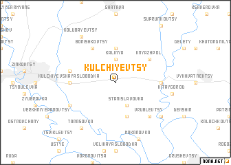 map of Kulʼchiyevtsy