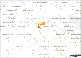 map of Kuldó