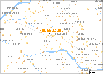 map of Kūl-e Bozorg