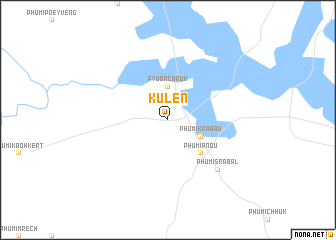 map of Kulén