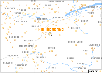 map of Kuliār Bānda